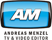 Logo: Andreas Menzel, TV & Video Editor